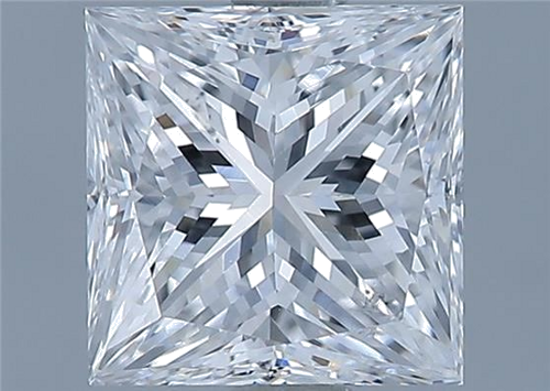 1.51 carat D-SI2 Natūralus Princess Deimantas (1)