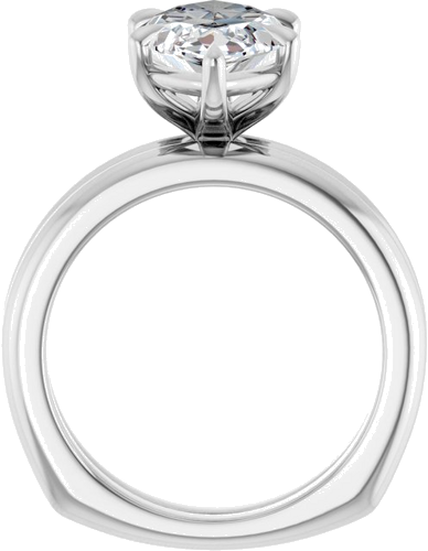 Sužadėtuvių Žiedas „Claw-Prong Euro Shank“ 14k white gold Marquise 16mm x 8mm (7)