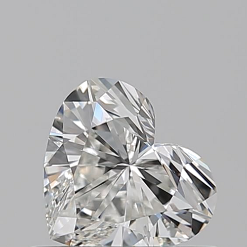 0.5 carat H-VVS1 Natūralus Heart Deimantas (1)