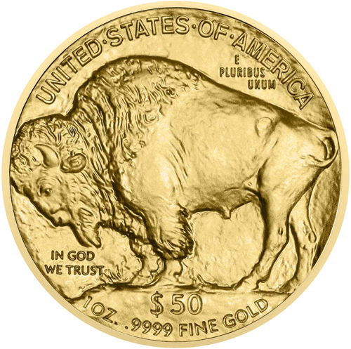 1 oz Buivolas (Buffalo) 2025 JAV auksinė moneta (1)