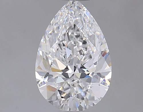 0.71 carat E-VVS1 Natūralus Pear Deimantas (1)