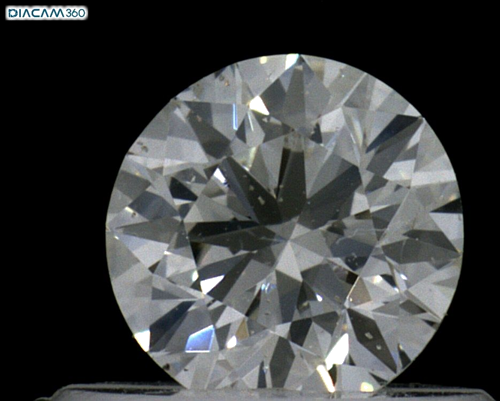 0.5 carat I-SI2 Very Good cut Natūralus Round Deimantas (1)