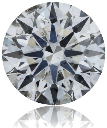 0.54 carat G-SI2 Excellent cut Natūralus Round Deimantas (1)