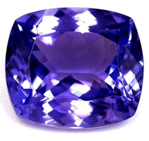 4.61 carat BLUE Cushion Tanzanite (1)