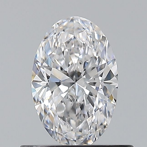 0.53 carat D-VVS2 Natūralus Oval Deimantas (1)