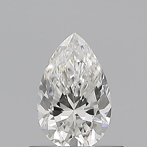 0.5 carat F-VVS1 Natūralus Pear Deimantas (1)