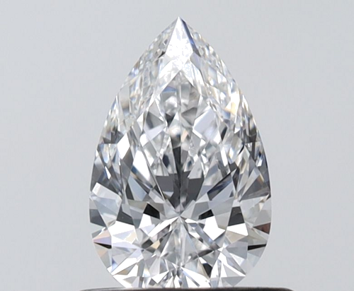 0.57 carat E-VVS1 Natūralus Pear Deimantas (1)