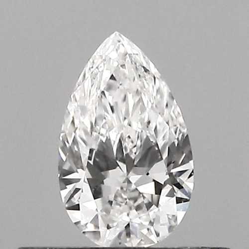 0.32 carat E-VVS2 Natūralus Pear Deimantas (1)