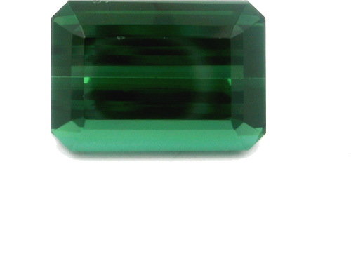 10.3 carat GREEN STEP cut Octagonal Tourmaline (1)