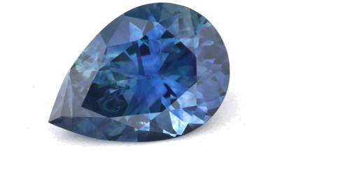 0.61 carat BLUE Pear Safyras (1)