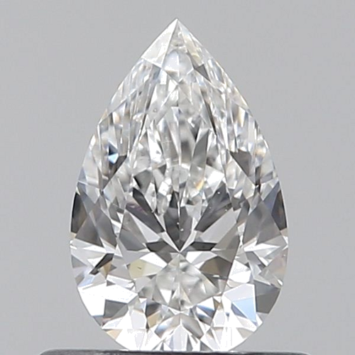 0.5 carat E-VS2 Natūralus Pear Deimantas (1)