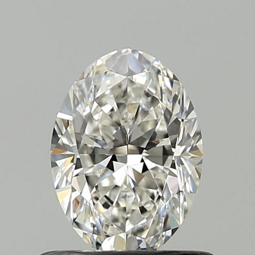 0.6 carat F-VVS2 Natūralus Oval Deimantas (1)