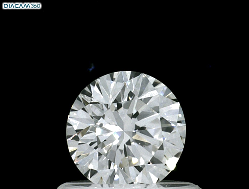 0.63 carat F-SI1 Very Good cut Natūralus Round Deimantas (1)
