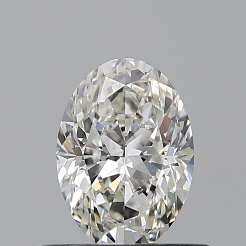 0.6 carat H-SI1 Natūralus Oval Deimantas (1)