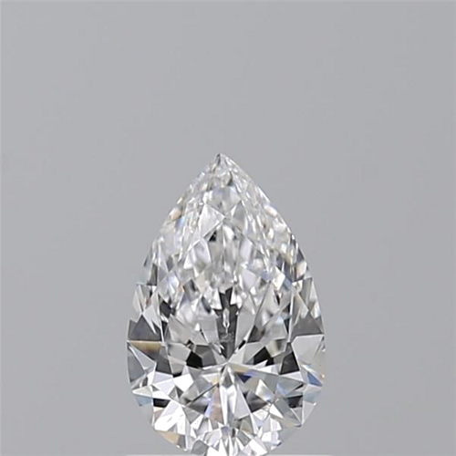 1.0 carat D-SI2 Natūralus Pear Deimantas (1)