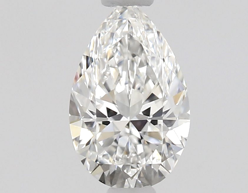 0.51 carat E-VVS1 Natūralus Pear Deimantas (1)