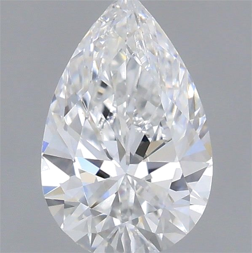 0.45 carat E-VS1 Natūralus Pear Deimantas (1)