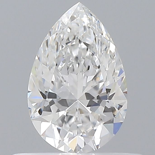 0.5 carat E-VS2 Natūralus Pear Deimantas (1)