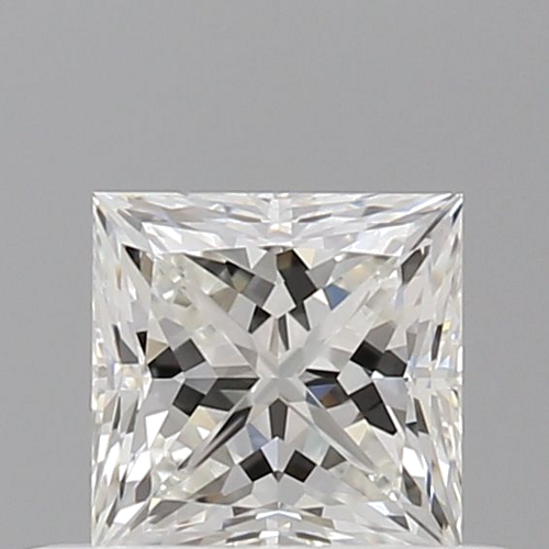 0.5 carat G-VVS2 Natūralus Princess Deimantas (1)