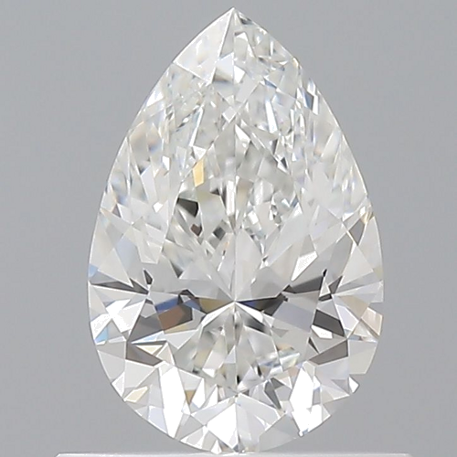 0.6 carat F-VVS1 Natūralus Pear Deimantas (1)