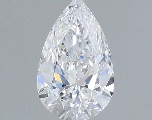 0.3 carat D-VS1 Natūralus Pear Deimantas (1)
