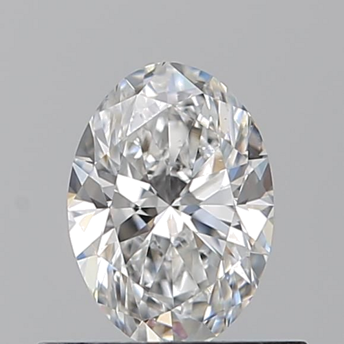 0.52 carat E-VS2 Natūralus Oval Deimantas (1)