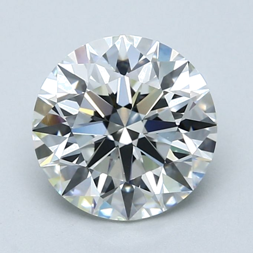 2.43 carat F-VVS2 Excellent cut Natūralus Round Deimantas (1)
