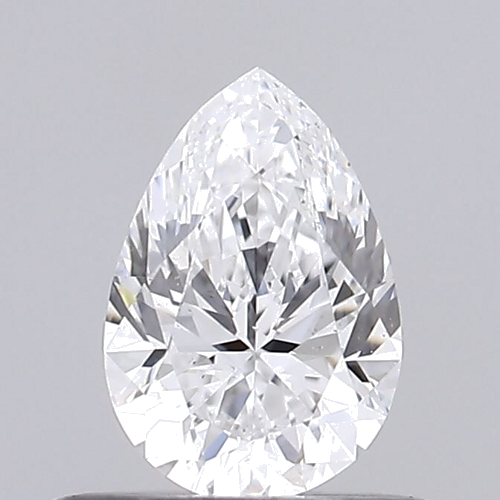 0.4 carat D-VS2 Natūralus Pear Deimantas (1)