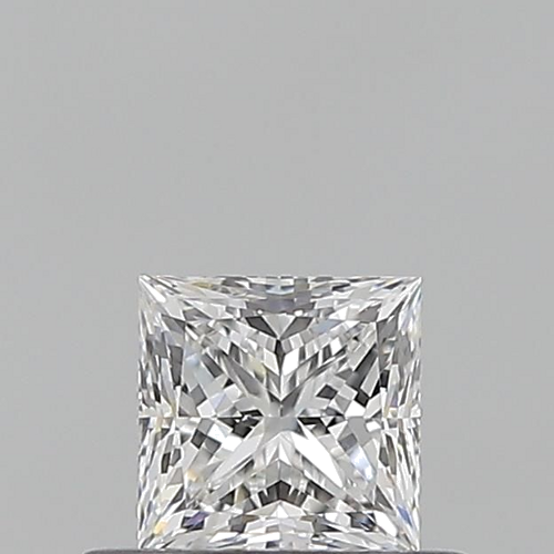 0.5 carat E-VS2 Natūralus Princess Deimantas (1)