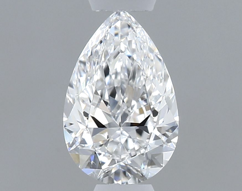 0.4 carat D-VVS2 Natūralus Pear Deimantas (1)