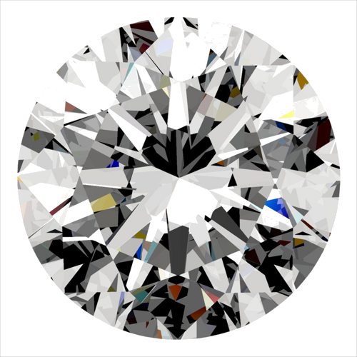 0.3 carat J-VS2 Excellent cut Natūralus Round Deimantas (1)