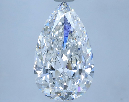 1.72 carat E-SI1 Natūralus Pear Deimantas (1)