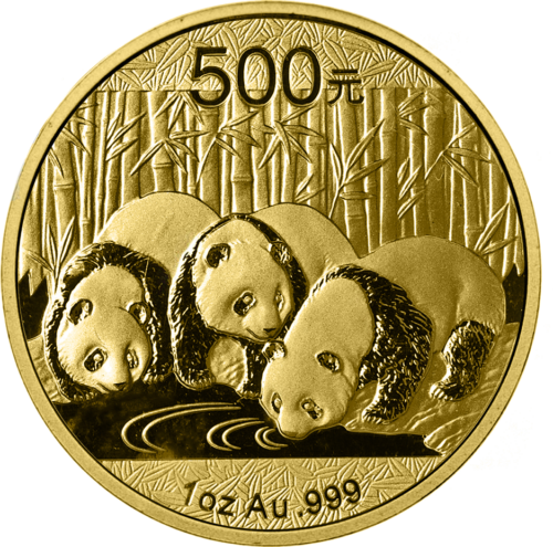 1 oz Панда 2013 Китай 500 юаней золотая монета (1)