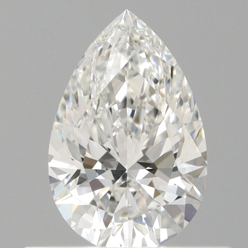 0.5 carat G-VVS2 Natūralus Pear Deimantas (1)