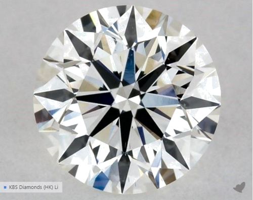 0.58 carat G-VS1 Excellent cut Natūralus Round Deimantas (1)