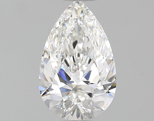 0.8 carat F-VS2 Natūralus Pear Deimantas (1)