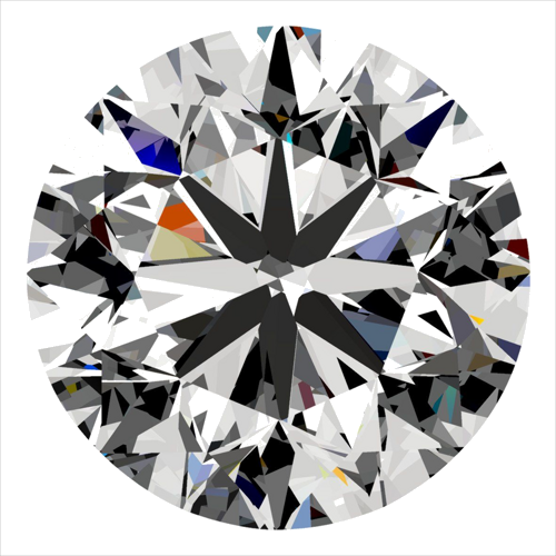 0.4 carat H-VS1 Very Good cut Natūralus Round Deimantas (1)