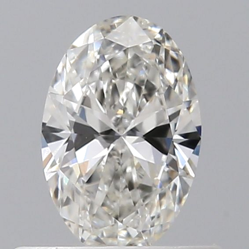 0.45 carat G-VVS2 Natūralus Oval Deimantas (1)