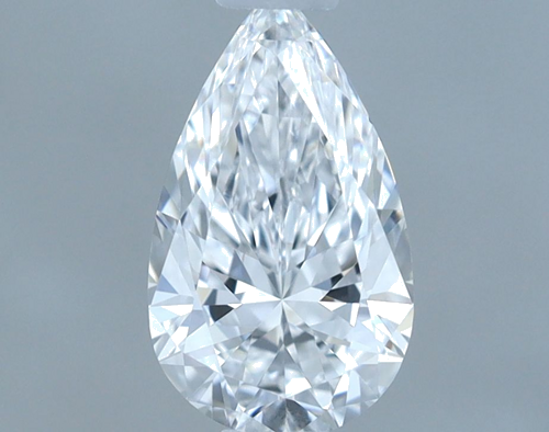 0.51 carat D-VVS1 Natūralus Pear Deimantas (1)
