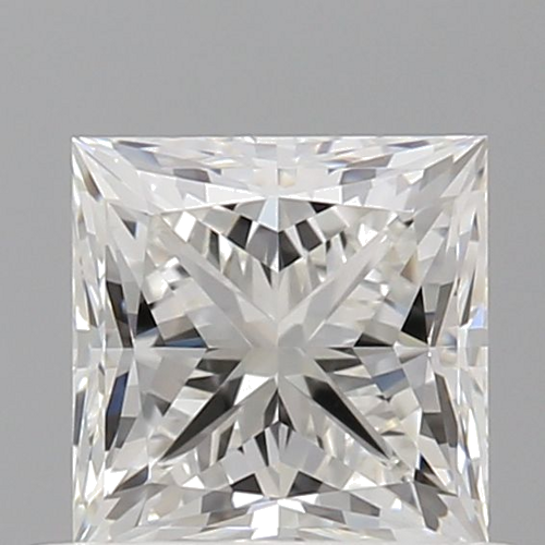 0.7 carat H-VVS2 Natūralus Princess Deimantas (1)