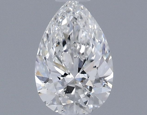 0.37 carat F-VS1 Natūralus Pear Deimantas (1)