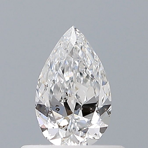0.4 carat D-SI2 Natūralus Pear Deimantas (1)