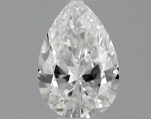 0.25 carat D-VVS2 Natūralus Pear Deimantas (1)