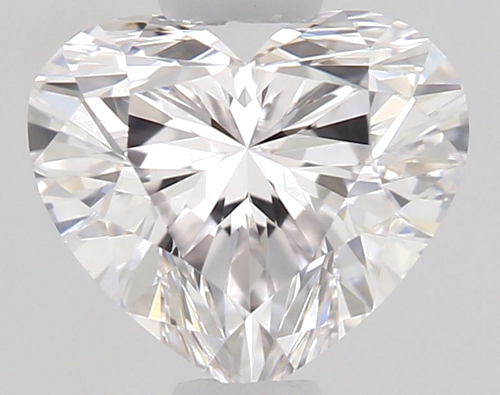 0.56 carat F-IF Natūralus Heart Deimantas (1)