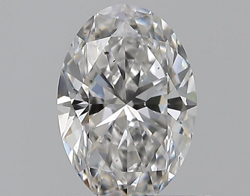 0.55 carat F-SI1 Natūralus Oval Deimantas (1)