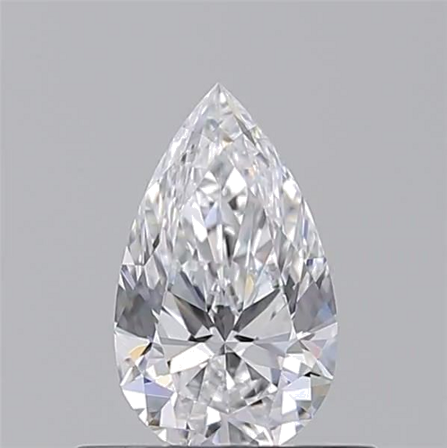 0.51 carat D-VVS1 Natūralus Pear Deimantas (1)