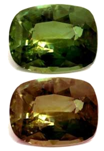 0.69 carat GREEN Cushion Alexandrite (1)