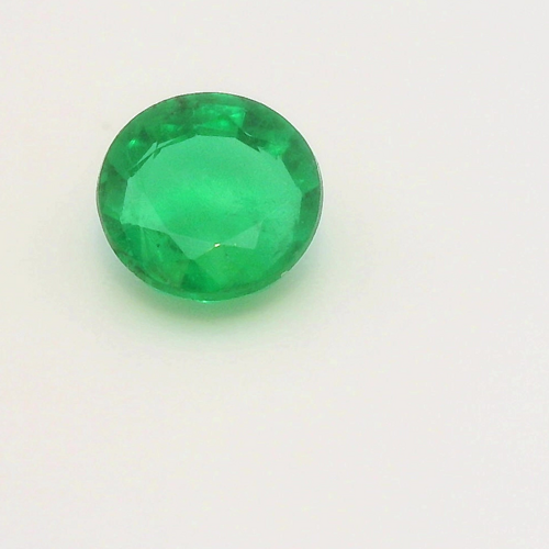 0.39 carat GREEN Round Smaragdas (1)