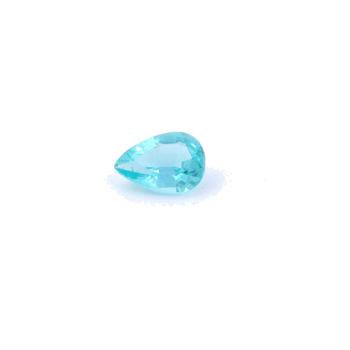 0.4 carat BLUE Pear Apatite (1)
