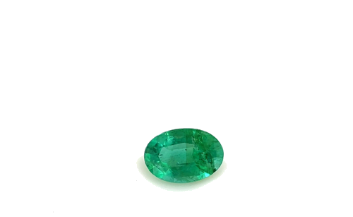 0.37 carat GREEN Oval Smaragdas (1)